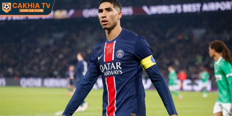 Top 7 hậu vệ hay nhất thế giới 2026 (đẳng cấp hàng đầu) 2 Achraf Hakimi có nhiều bàn thắng và kiến tạo đẹp mắt