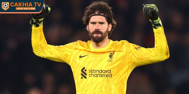 Top thủ môn hay nhất thế giới 2026 & thành tích nổi bật 3 Alisson Becker ghi dấu ấn nhờ giữ sạch lưới 21 trận liên tiếp